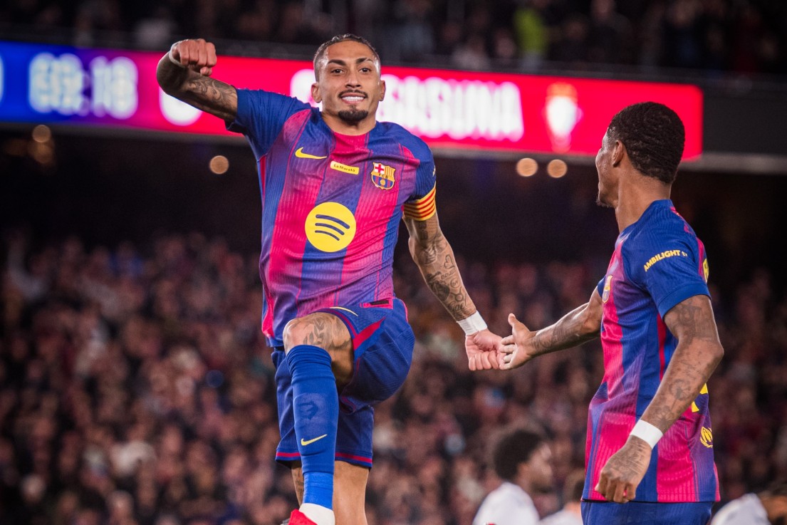 Рафиња херој на Барселона, со два гола ја сруши Осасуна (ВИДЕО)