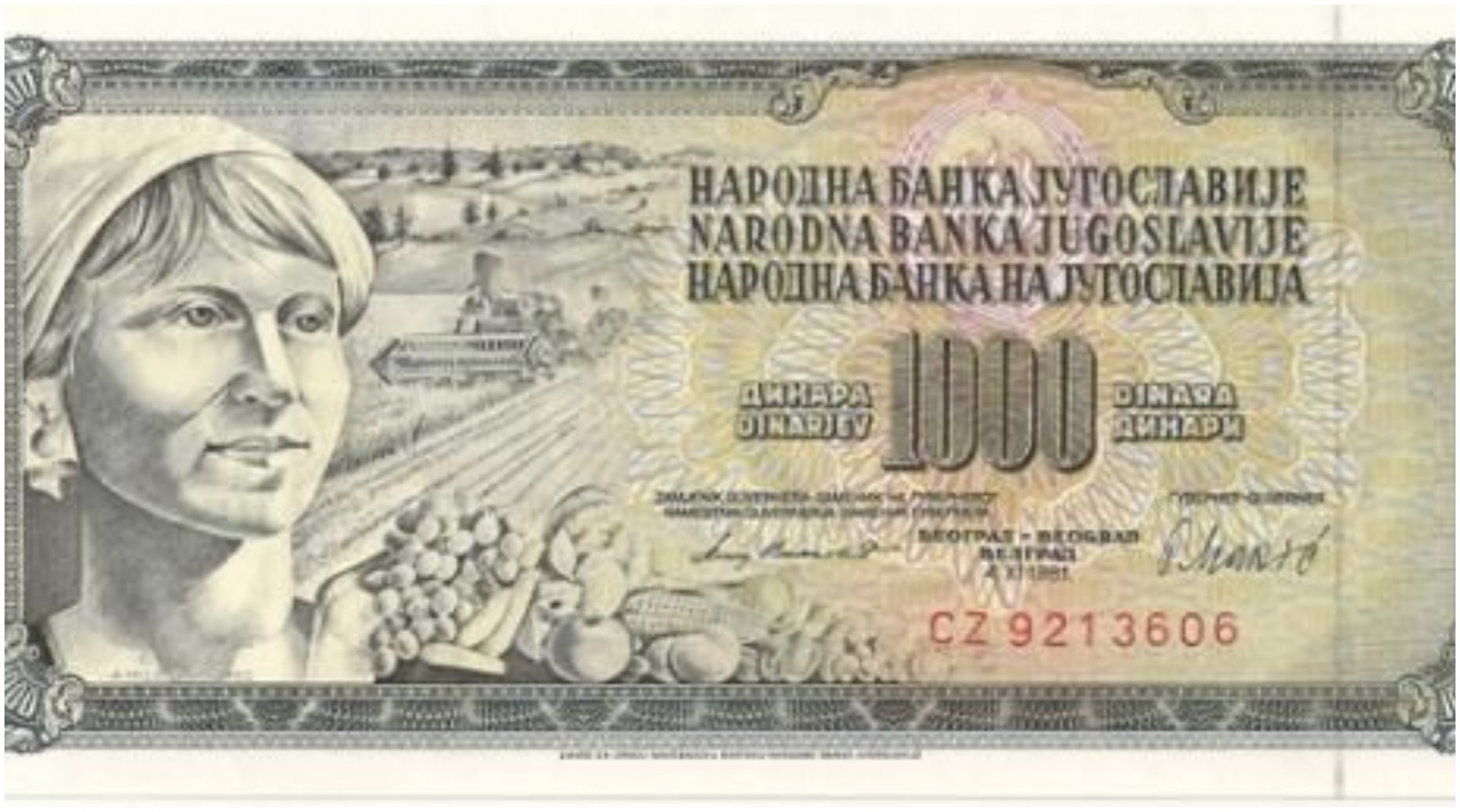 Во времето на Тито, за некој овие пари беа една плата: Никој не успеал да ја фалсификува „сивата гулабица“, а еве која е мистериозната жена од банкнотата