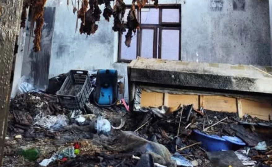 На осумчлено семејство во пожар му изгореа куќата и еден тон тутун