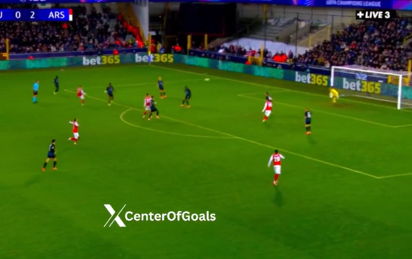 Еден од најубавите голови сезонава во ЛШ: Ремек-дело на Мартинели (ВИДЕО)