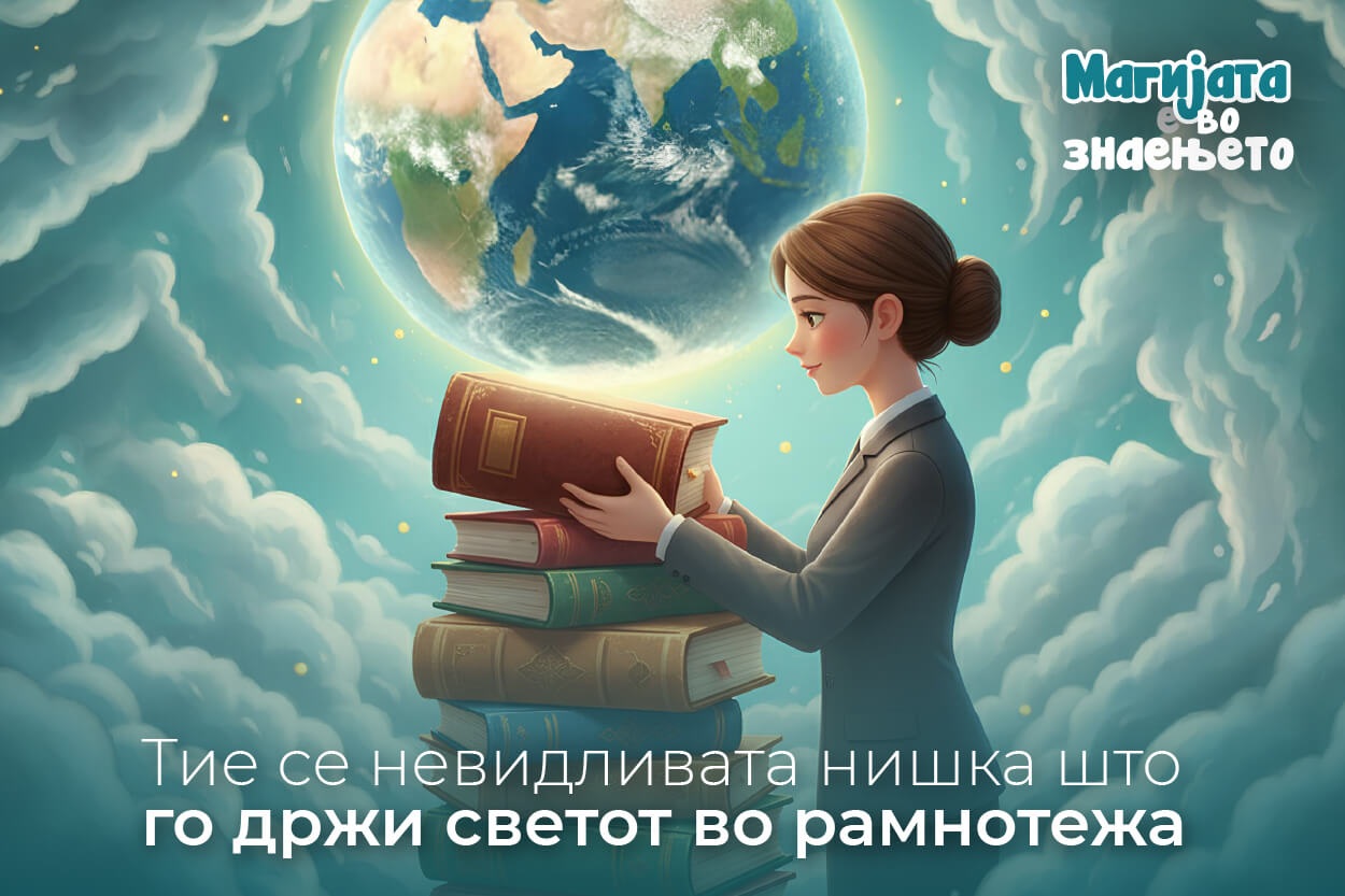 Кој создава магија и ги инспирира најмладите да се жедни за знаење?