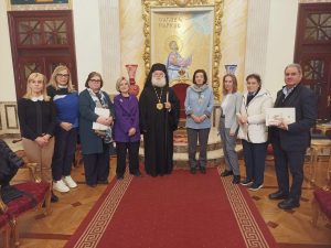 Делегација на Фондацијата „ Левентис“ во посета кај Патријархот Теодор на Александрија