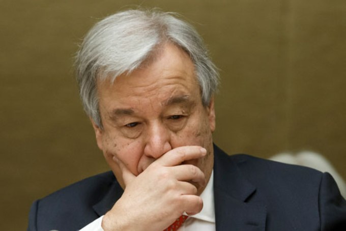 Гутереш длабоко загрижен од изрелското суспендирање на хуманитарните организации