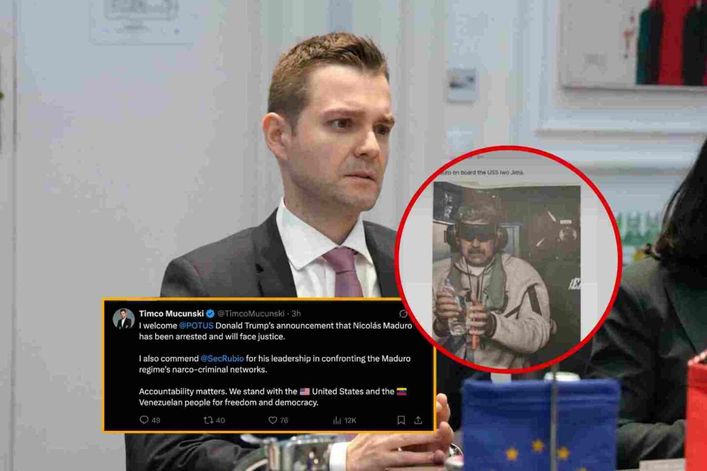 Муцунски го поздрави апсењето на Мадуро објави Скопје1.мк