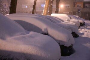 Снег паѓа во Хрватска