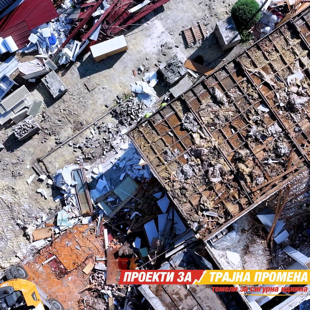 Мицкоски: Почната е темелна реконструкција на „Мајски Цвет“ во Тафталиџе 1, се подобруваат условите во детските установи