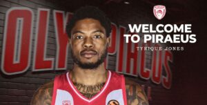 ОФИЦИЈАЛНО: Тајрик Џоунс е нов кошаркар на Олимпијакос
