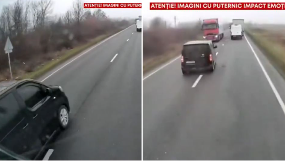 ВОЗНЕМИРУВАЧКО ВИДЕО: Седум навивачи на ПАОК загинаа во собраќајка, со комбе удрија директно во камион (ВИДЕО)