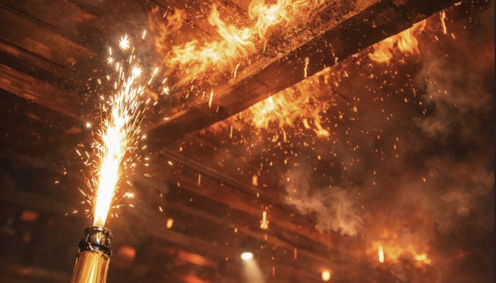 „Прскалка закачена на шампањ се приближи до таванот, за неколку секунди се беше во пламен“: Сведоштва по смртоносниот пожар во Кранс-Монтана