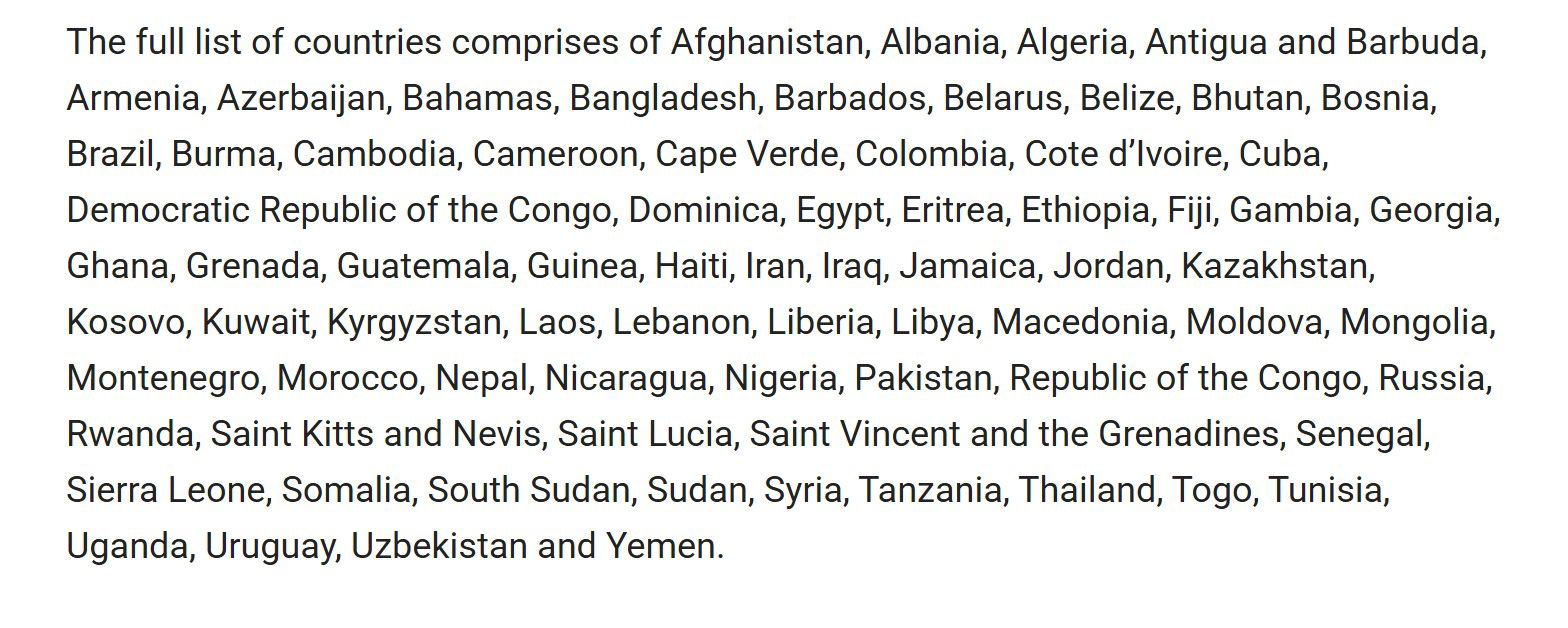Македонија меѓу 75 земји за кои САД ја суспендираат обработката на иселенички визи
