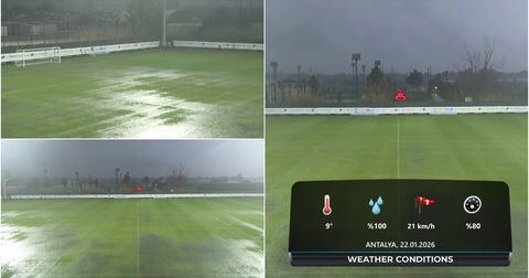 Дождот ги „замрзна“ активностите на мак-клубовите во Анталија, одложен мечот на Вардар со Мотор