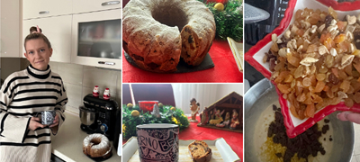 Во кујна со Симона од Скопје: Божиќен колач со суво овошје