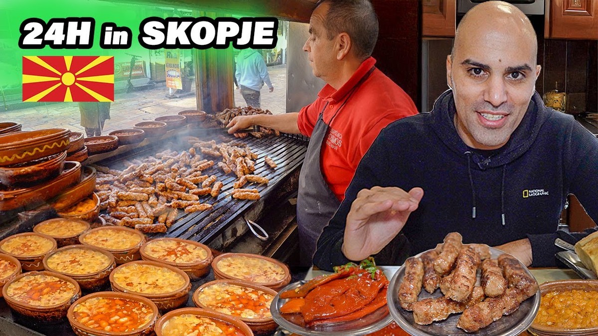 Странец во Скопје 24 часа: Вака изгледа македонската храна кога не си навикнат на неа