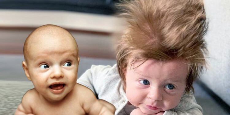 ОД ЌЕЛАВИ ГЛАВЧИЊА ДО БУЈНА ГРИВА: Сè што треба да знаете за растот на бебешката коса