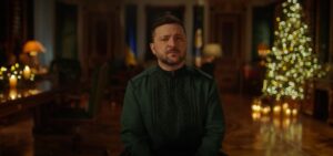 ВИДЕО: Зеленски во новогодишното обраќање изјави дека мировниот договор е 90% готов