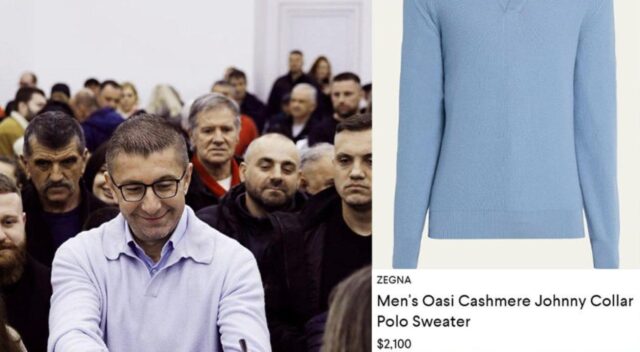 Левица: Мицкоски со џемпери од 2.000 евра смета дека барањата за зголемување на минималецот се нелегитимни