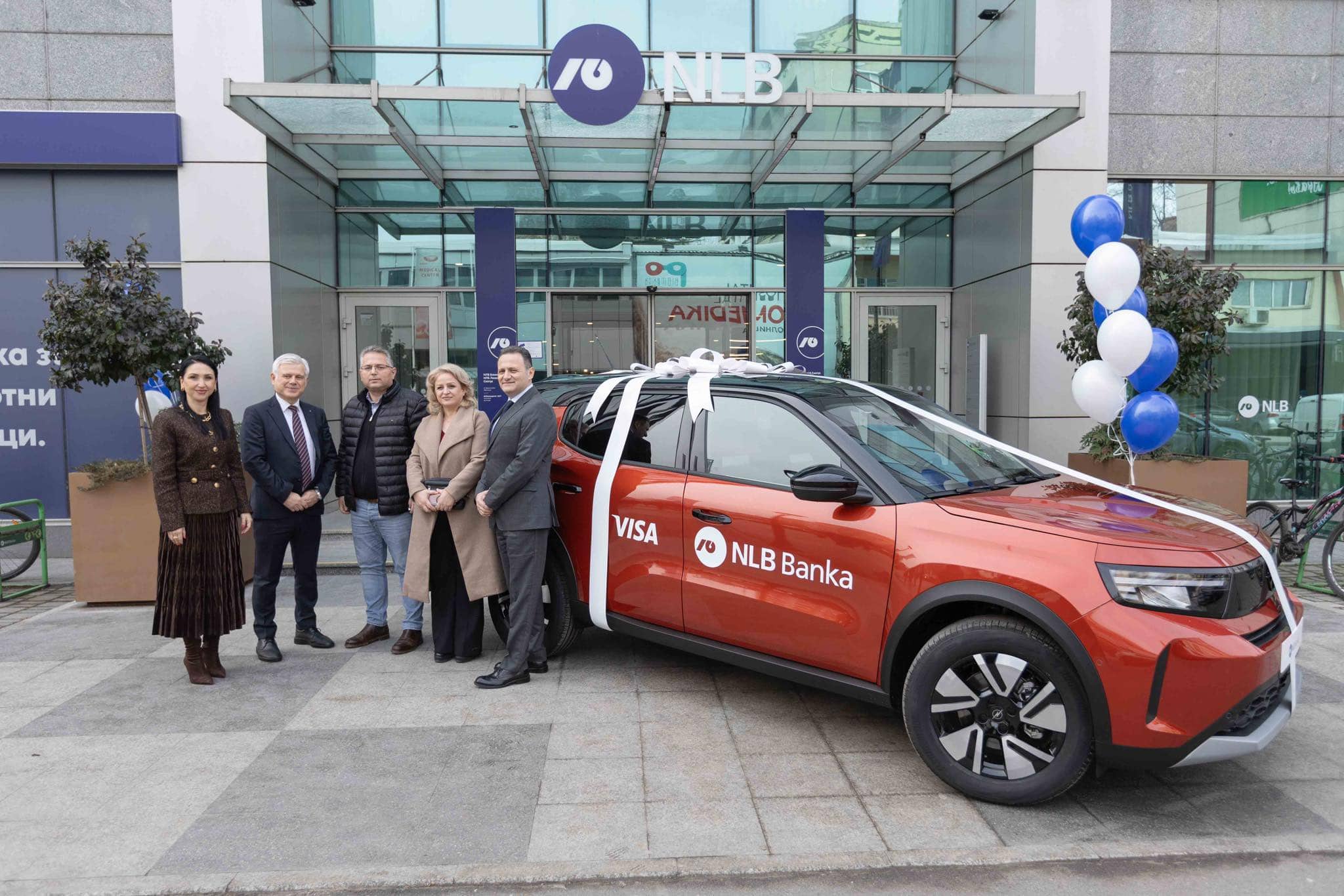 Доделена главната награда од „Со НЛБ Visa, вози ги своите соништа!“