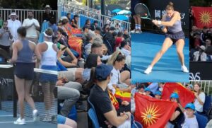 Лина Ѓорческа со огромна поддршка од Македонците на Австралија Опен (ВИДЕО/ ФОТО)