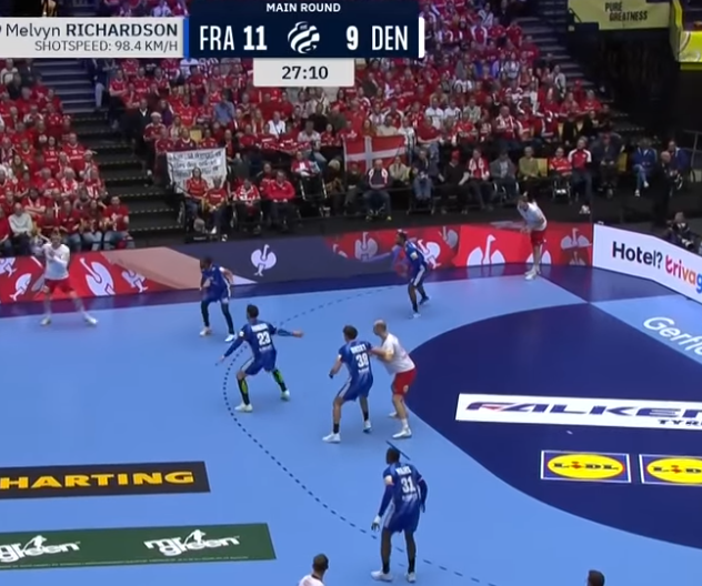 Данска ги освои првите бодови во втората фаза