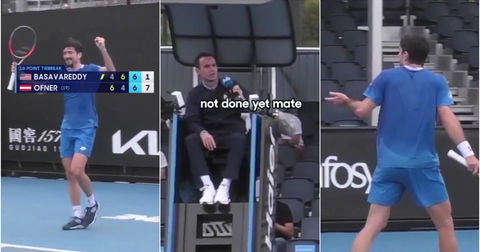 Неверојатна сцена: Тенисер прерано прослави победа, а потоа – го загуби мечот (ВИДЕО)