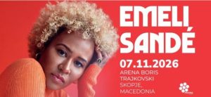 Гласот што го освои светот првпат пред македонската публика – Концерт на Емели Санде на 7 ноември во Скопје