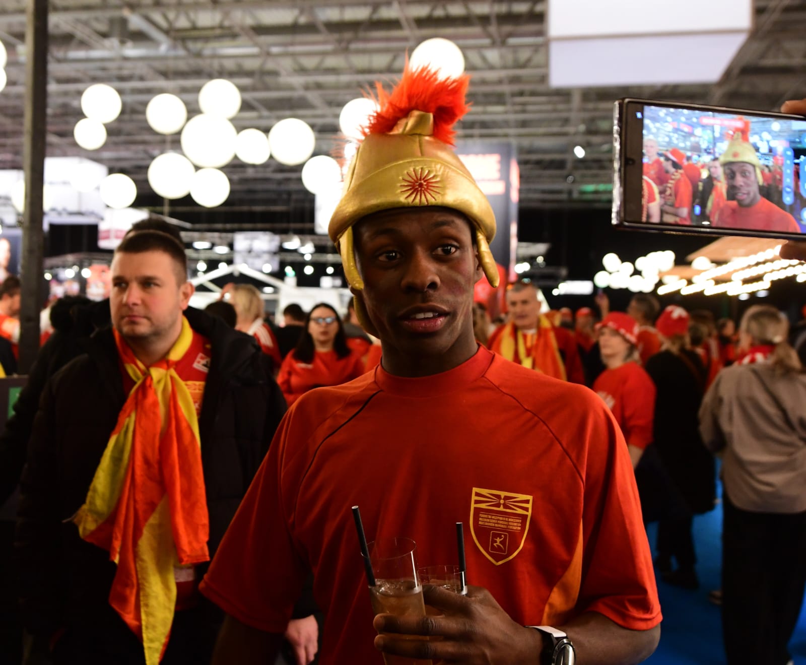 Фредерик од Шведска навива за Македонија во Хернинг