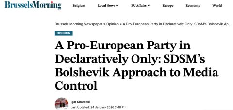 Притисокот на СДСМ и Венко Филипче врз „Република“ стигна и до Брисел
