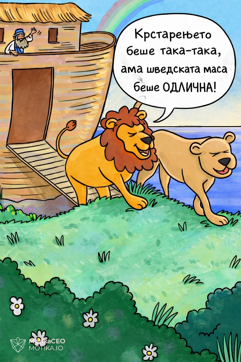 Стрип со Флип #1: Крстарење со јахтата на дедо Ноа