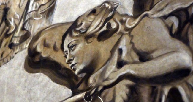 АНГЕЛ ВО РИМСКА ЦРКВА ПО РЕСТАВРАЦИЈА ДОБИ ЛИК НА ПРЕМИЕРКАТА ЏОРЏА МЕЛОНИ, ИТАЛИЈАНСКОТО МИНИСТЕРСТВО ЗА КУЛТУРА ИСТРАЖУВА