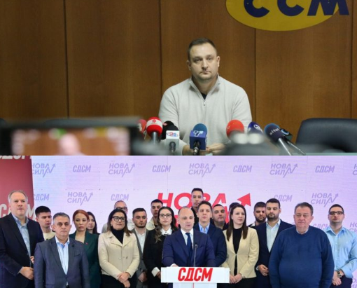 СИНДИКАТ СО ПАРТИСКА МАСКА: Филипче со повик за силна поддршка на протсетот призна оти СДСМ е „котвата која го влече“ ССМ