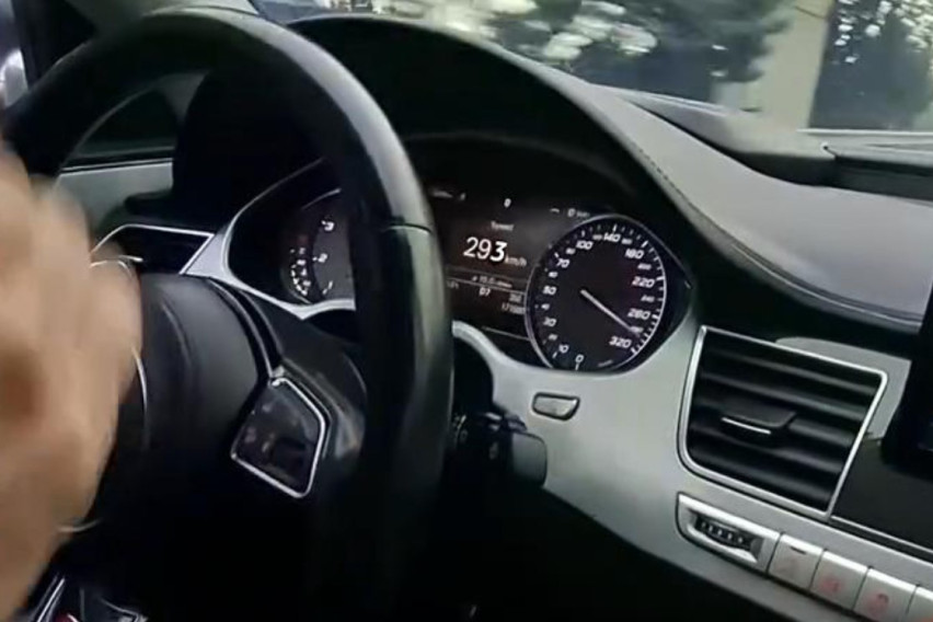 МВР го пронајде возачот кој се снимаше додека вози со 293 километри на час