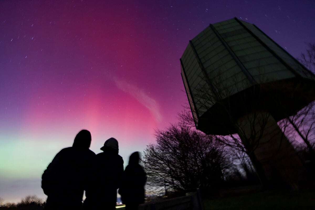 Фантастични сцени од најголемата соларна бура во последните 20 години низ Европа и САД