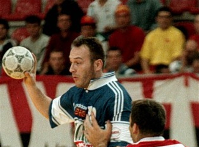 Првиот гол на Македонија на Европските првенства