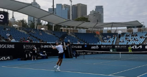 Тенисер со македонски корени беше „спаринг-партнер“ на Ѓоковиќ