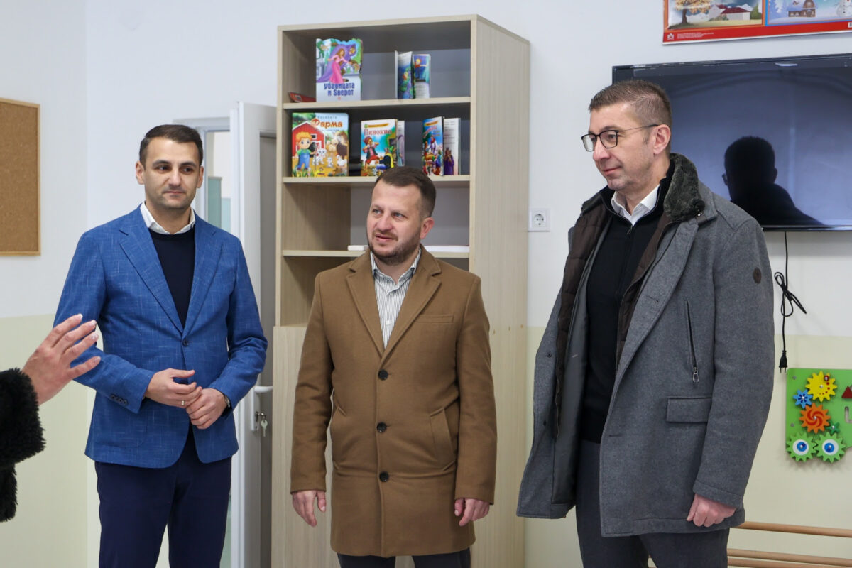 Мицкоски: Новата градинка во Сопиште е потврда дека се грижиме за најмладите, ќе следат и нови градинки во Скопје