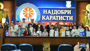 Недев и Белазелкоска најдобри во традиционално карате за 2025 година (ФОТО)