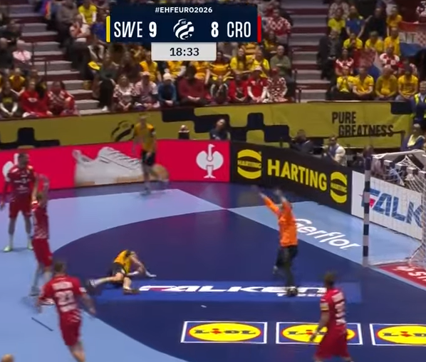 Шведска убедливо ја победи Хрватска и со два бода оди во второто коло