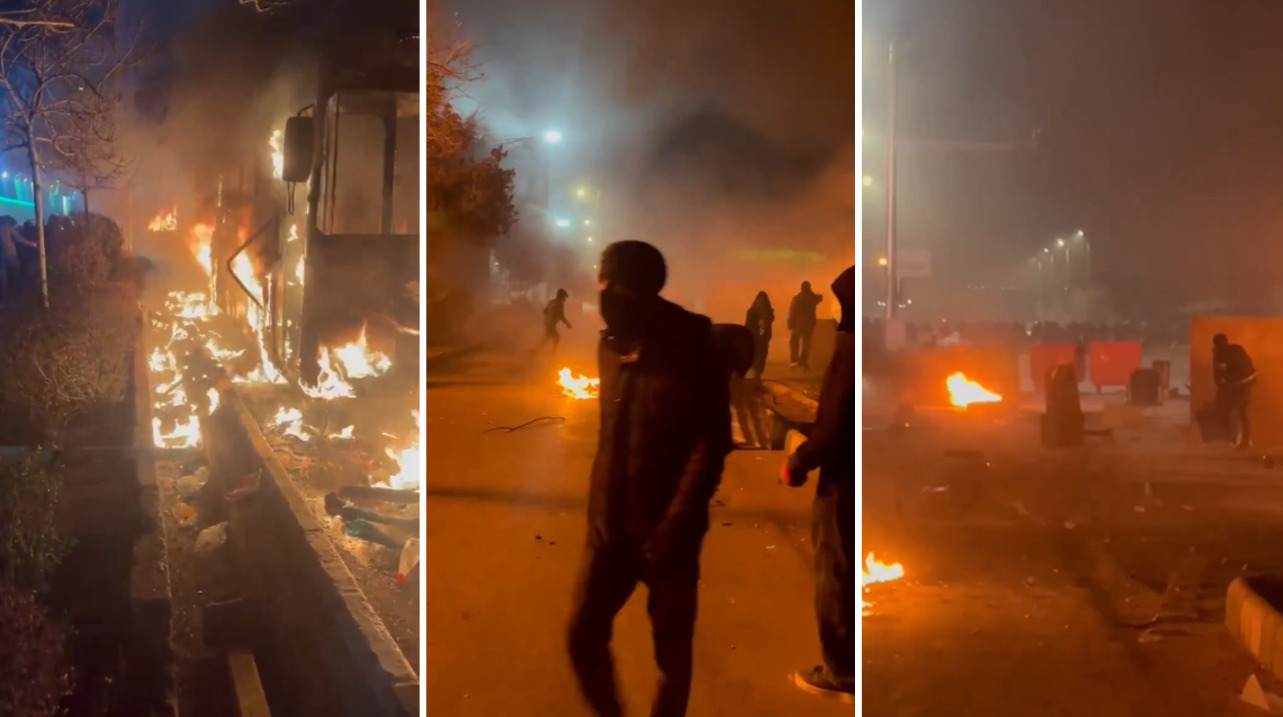 (Видео) Иран во пламен – објавени нови снимки од протестите, додека бројот на загинати надмина 500