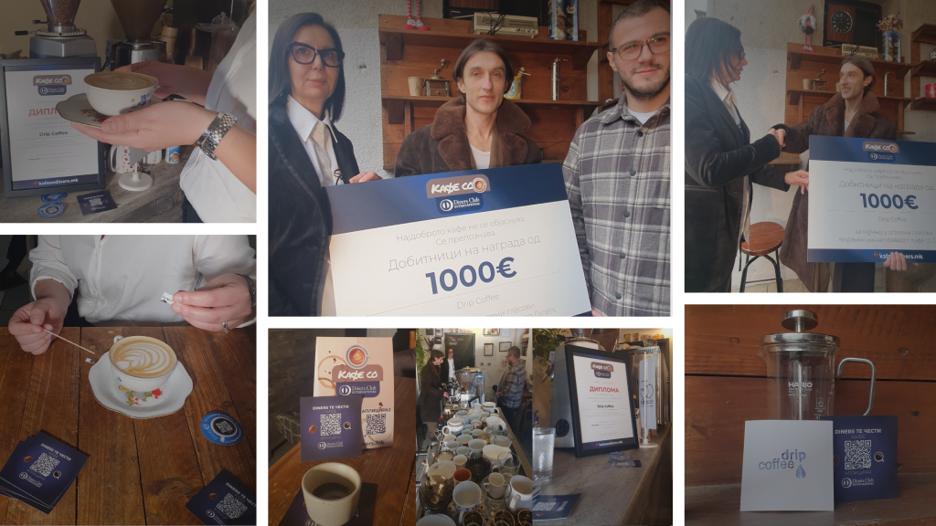 Љубителите на кафе избраа: Кафулето „Drip“ е новиот синоним за најдоброто кафе