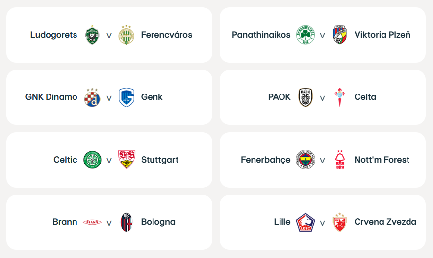 Црвена ѕвезда доби француски предизвик, а Динамо ќе игра против Генк