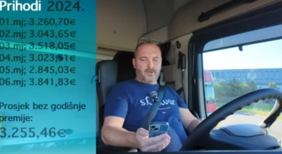 Хрват кој работи во Германија како возач ја објави својата годишна плата