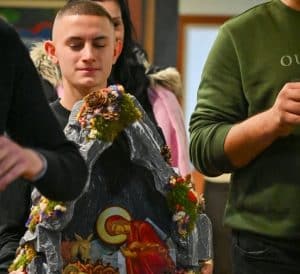 Бадникови поворки во посета на Градоначалникот на Град Скопје, Орце Ѓорѓиевски