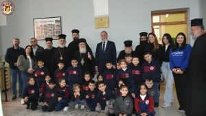 Ерусалимскиот патријарх ја освети обновената детска градинка во Ерусалим