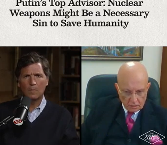 (ВИДЕО) СЕРГЕЈ КАРАНОВ СО КАРЛСОН: Две години сме далеку од употребата на нукеарното оружје во Европа