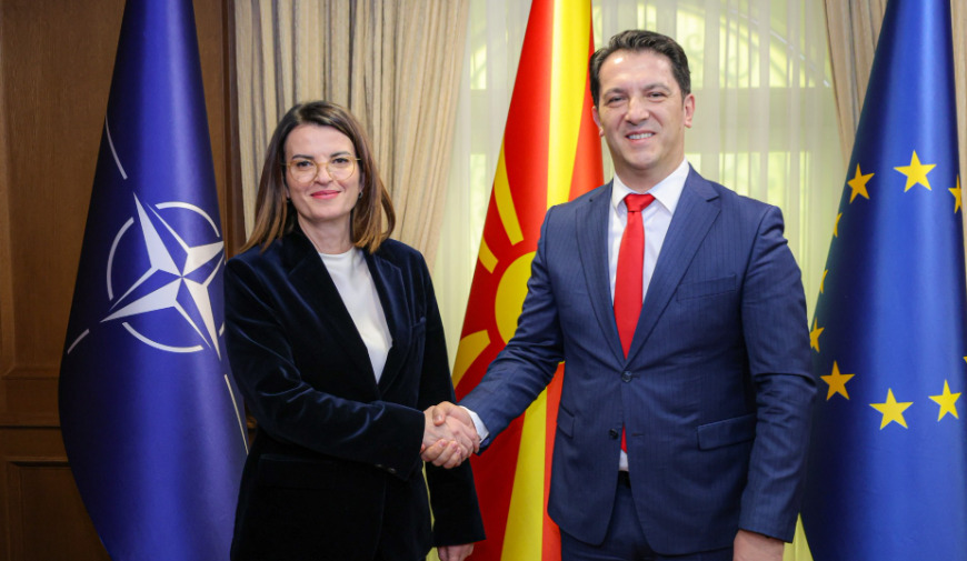 Средба Сали – Кочиу: Забрзување на ONE STOP SHOP и нов импулс за институционалната соработка меѓу Македонија и Албанија