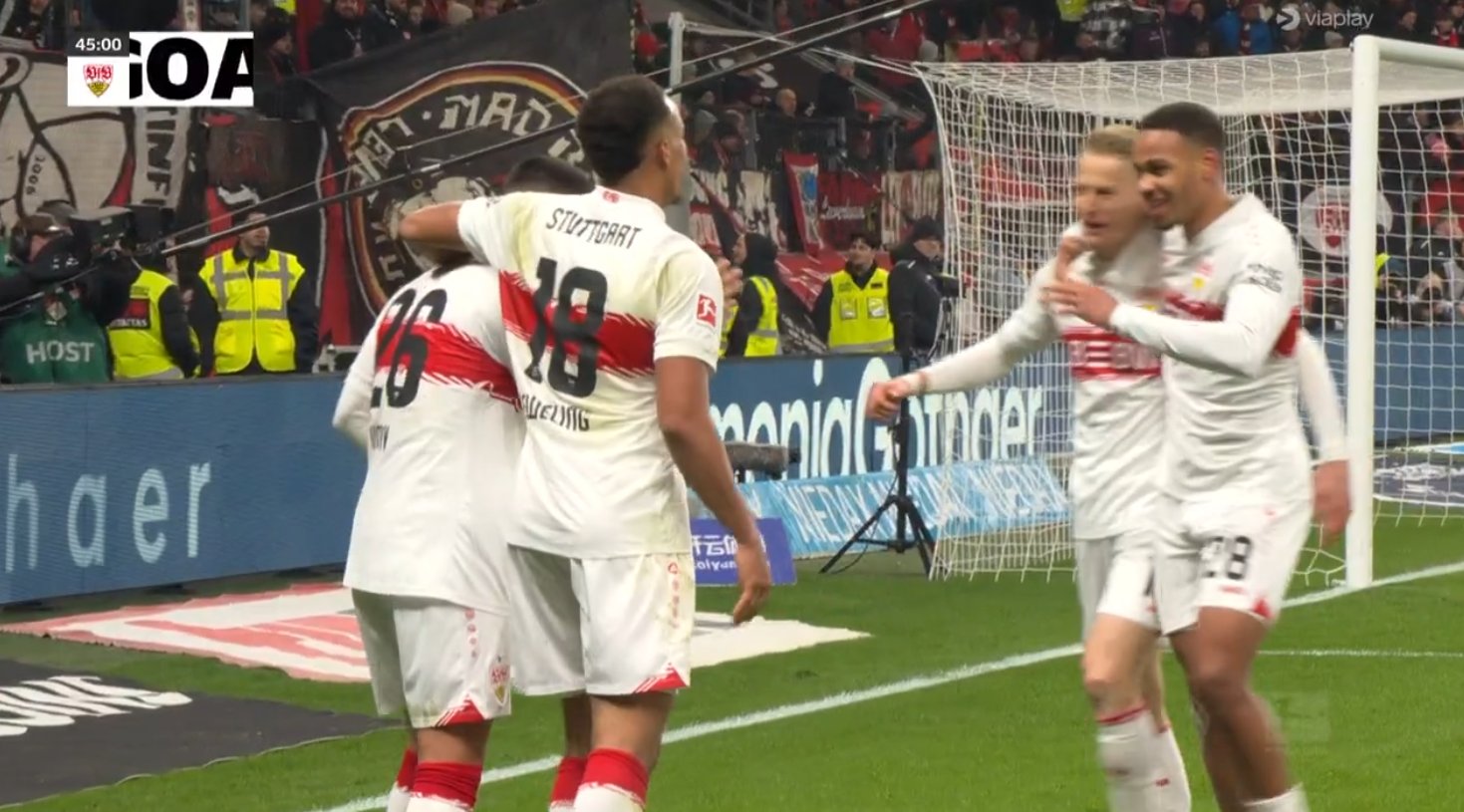 Штутгарт по осум години го „освои“ Леверкузен, но не било како, туку со покер голови (Видео)