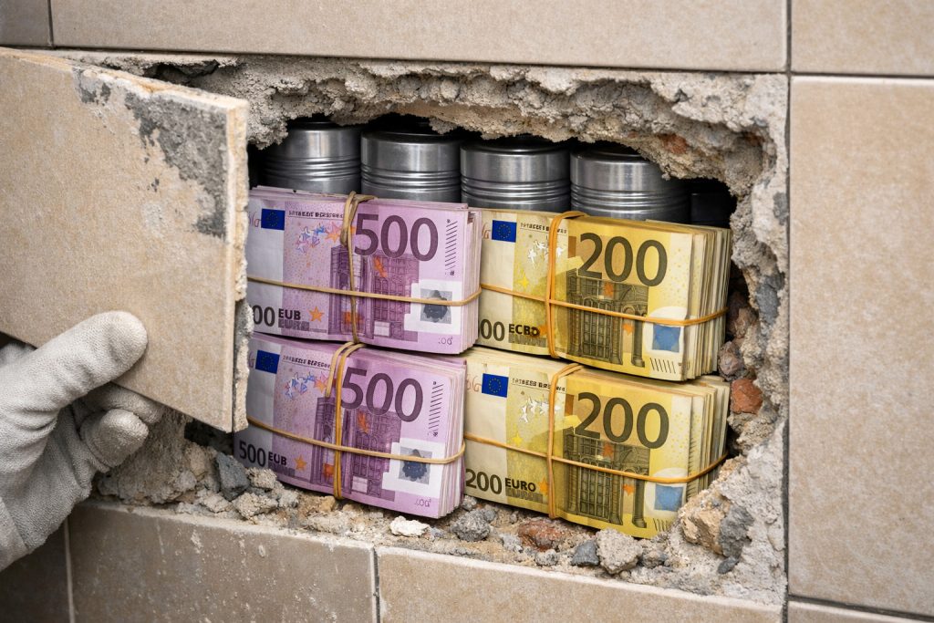 Полицијата ја тргнала плочката, а зад неа – 350.000 евра скриени во ѕидот: детали за падот на судијата