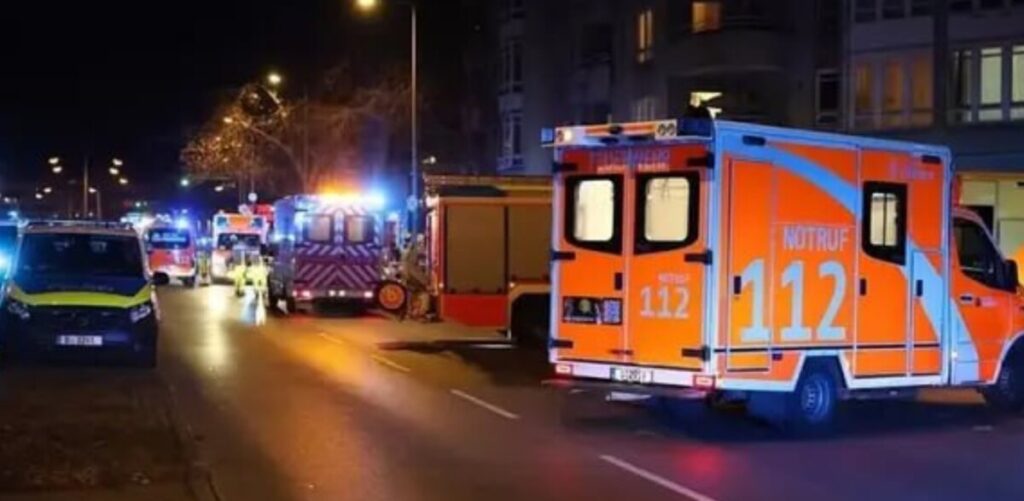 Метро излета од шините во Хамбург