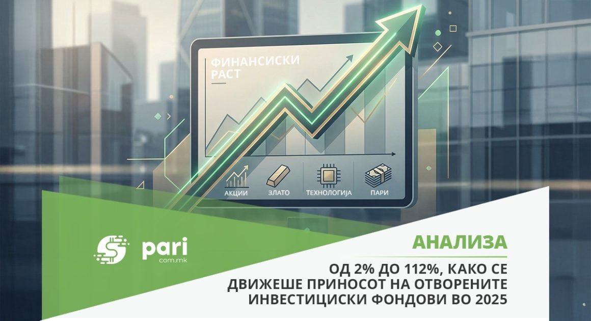 Во 2025 година храбрите инвеститори победија: Кој инвестициски фонд донесе троцифрен принос?