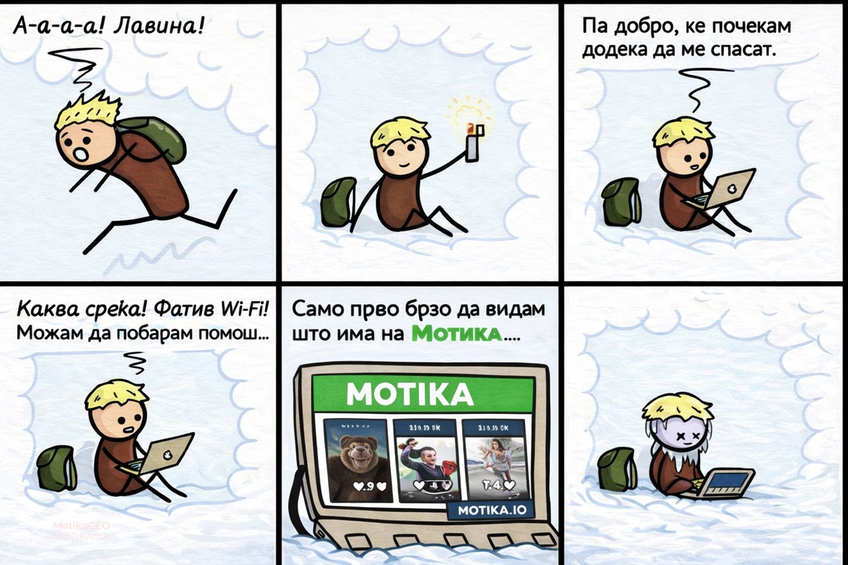 Стрип со Флип #5: Како да преживееш лавина?